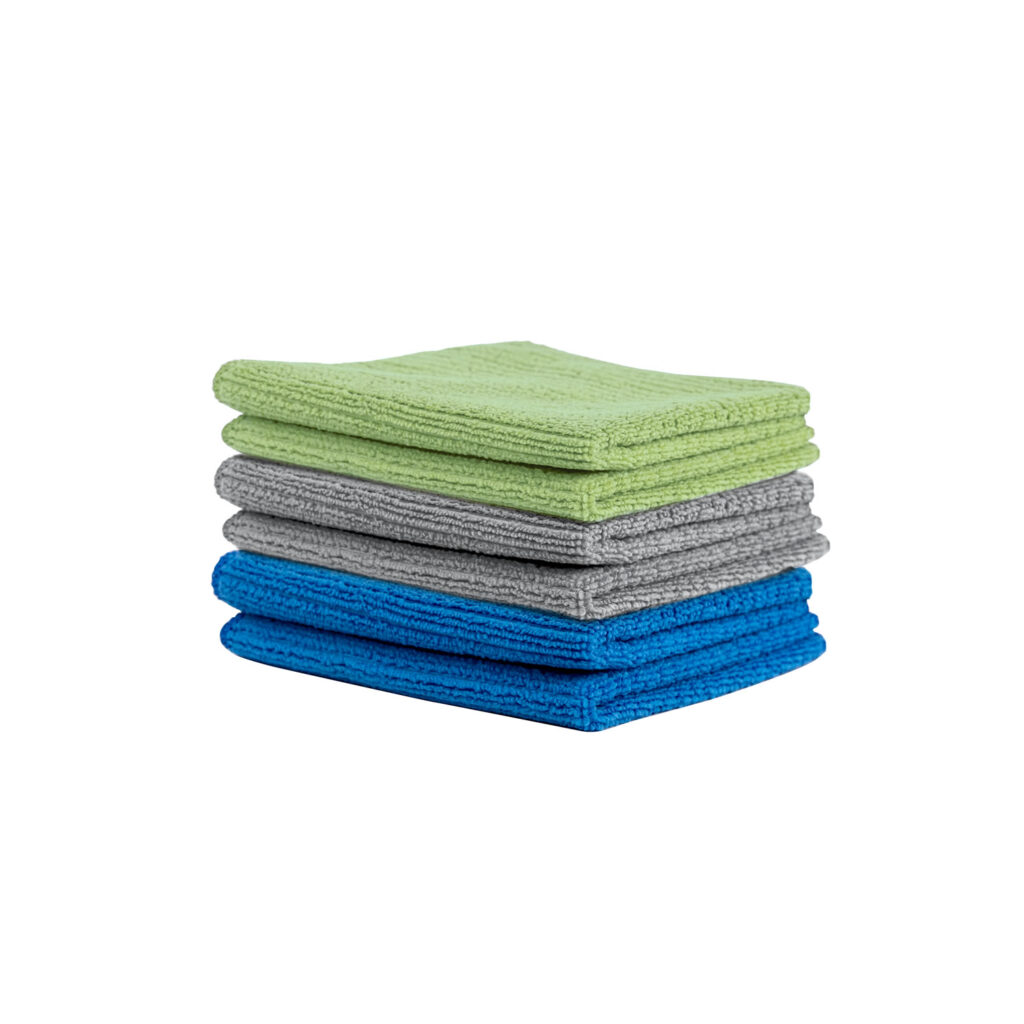 Water Technology Profi-Spültuch Im 4er-Set – Microfaser, Quick-Dry, 28x28 Cm, Grau